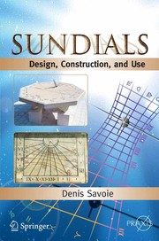 Cover of Sundials by Unknown