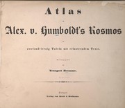 Front cover of Atlas zu Alex. v. Humboldt's Kosmos in zweiundvierzig Tafeln mit erläuterndem texte by Alexander von Humboldt