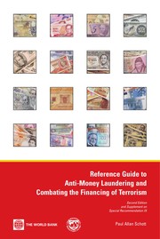 Front cover of Reference guide to anti-money laundering and combating the financing of terrorism by Paul Allan Schott
