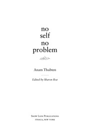 Front cover of No self, no problem by Anam Thubten