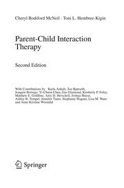 Front cover of Parent-child interaction therapy by Cheryl Bodiford McNeil