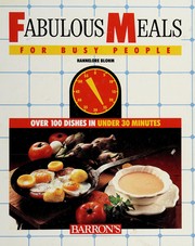 Front cover of Fabulous meals for busy people by Hannelore Blohm