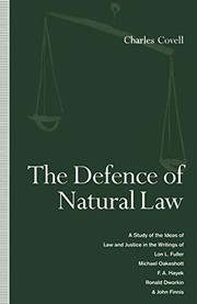 Front cover of The defence of natural law by Charles Covell
