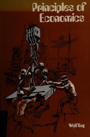 Front cover of Principles of economics by Weldon Welfling