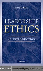 Front cover of Leadership ethics by Terry L. Price
