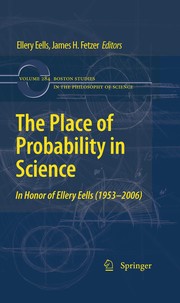 Front cover of The place of probability in science by Ellery Eells