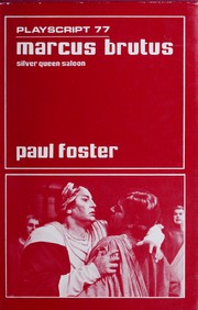 Cover of Marcus Brutus by Foster, Paul