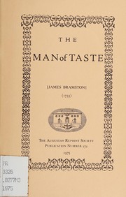 Cover of The man of taste (1733) by James Bramston
