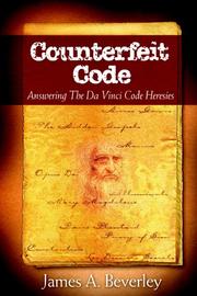 Cover of Counterfeit Code by James A. Beverley