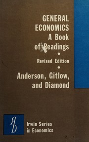 Front cover of General economics by Thomas Joel Anderson