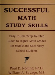 Cover of Successful math study skills by Paul D. Nolting