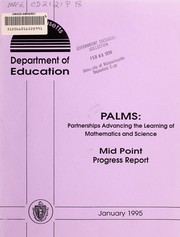 Front cover of PALMS by Partnerships Advancing the Learning of Mathematics and Science (Mass.)