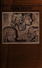 Front cover of Greek drama by Hadas, Moses