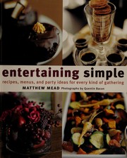 Cover of Entertaining simple by Matthew Mead