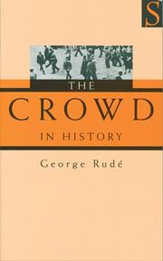 Front cover of The Crowd in History by George Rudé