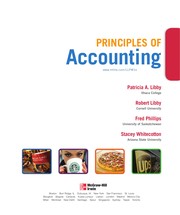 Front cover of Principles of accounting by Patricia Libby