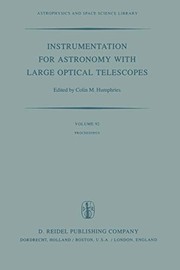 Front cover of Instrumentation for Astronomy with Large Optical Telescopes by Colin M. Humphries