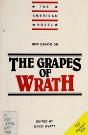 Front cover of New essays on The grapes of wrath by Wyatt, David
