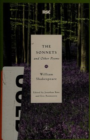 Front cover of The Sonnets and Other Poems by William Shakespeare