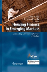 Front cover of Housing finance in emerging markets by Doris Köhn