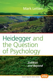 Front cover of Heidegger and the question of psychology by Mark Letteri