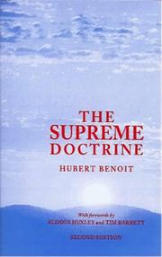 Cover of Doctrine suprême by Hubert Benoît