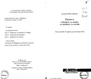 Cover of Essais T.02 by Jacques Bouveresse