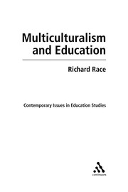Cover of Multiculturalism and education by Richard Race