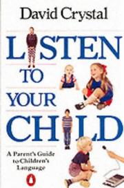 Cover of Listen to Your Child by David Crystal