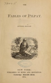 Front cover of Kitāb Kalīlah wa-Dimnah by Bīdpāʼi.