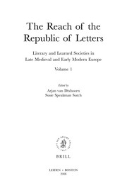 Cover of The reach of the republic of letters by Arjan van Dixhoorn