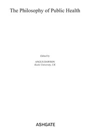 Cover of The philosophy of public health by Angus Dawson