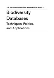 Cover of Biodiversity databases by Gordon B. Curry