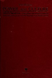 Front cover of Power and culture by Ernst W. Gohlert