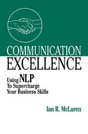 Front cover of Communication Excellence by Ian R. McLaren