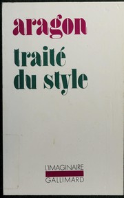 Cover of Traité du style by Louis Aragon