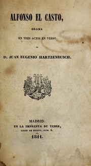 Front cover of Alfonso el Casto by Juan Eugenio Hartzenbusch