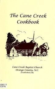Front cover of The Cane Creek cookbook by Pat Griggs