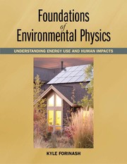 Cover of Foundations of environmental physics by Kyle Forinash