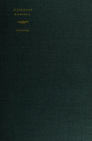 Cover of Dr. Johnson & Mr. Boswell by Harry Salpeter