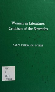 Front cover of Women in Literature by Carol Fairbanks Myers