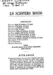 Cover of Lo Sciopero Rosso by G. Conti