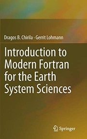 Front cover of Introduction to Modern Fortran for the Earth System Sciences by Dragos B. Chirila