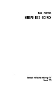 Front cover of Upravli͡a︡emai͡a︡ nauka by Mark Aleksandrovich Popovskiĭ