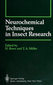 Front cover of Neurochemical techniques in insect research by D. Beadle