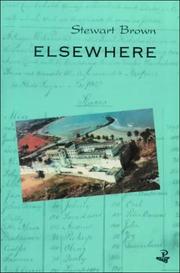 Cover of Elsewhere by Stewart Brown