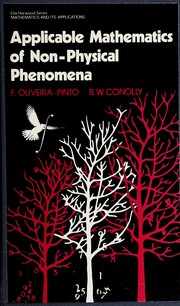 Front cover of Applicable Mathematics of Non-Physical Phenomena by Brian W. Connolly