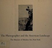 Cover of Photographer and the American Landscape by John Szarkowski