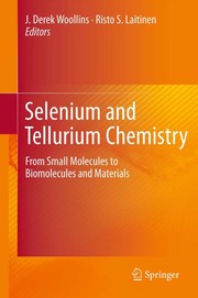 Front cover of Selenium and Tellurium Chemistry by J. Derek Woollins