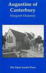 Front cover of Augustine of Canterbury by Margaret Deanesly